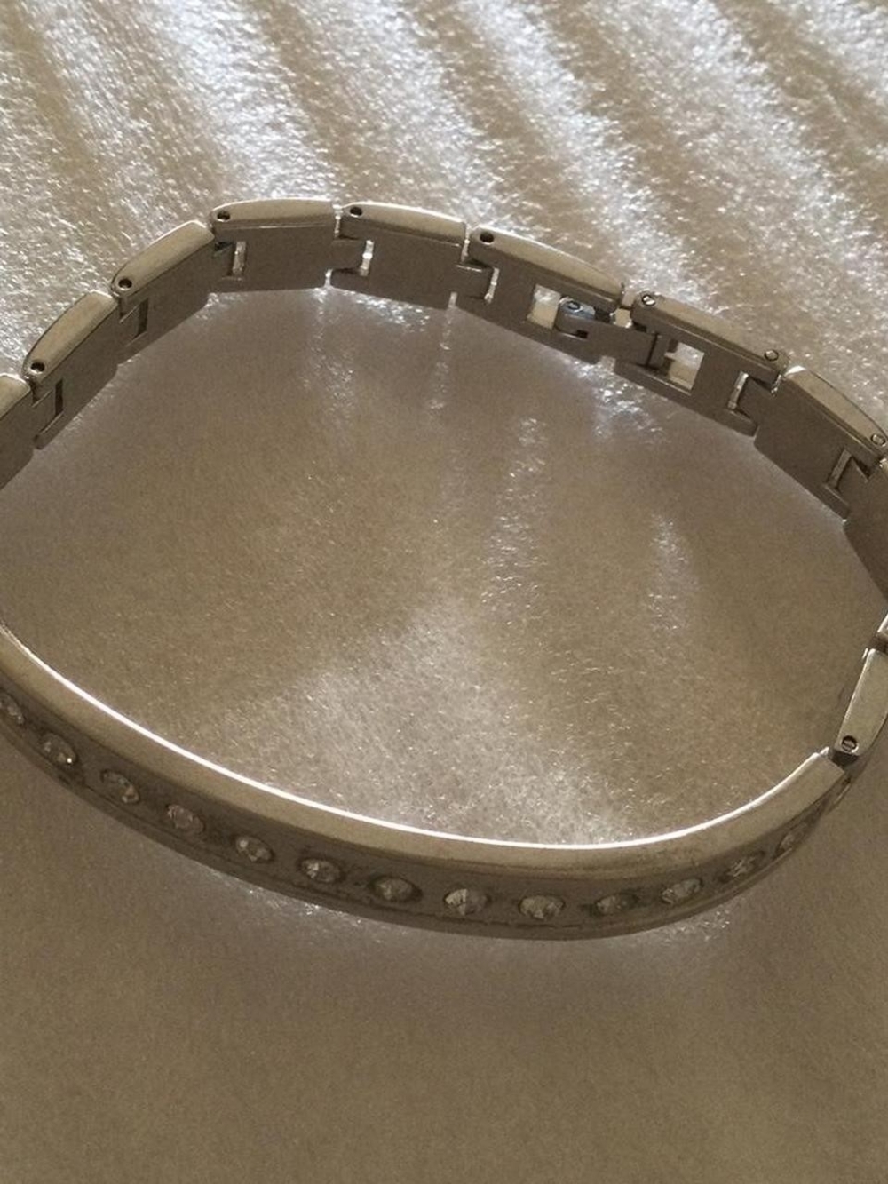 Unisex Rhinestone Bracelet - Picture 3 of 5